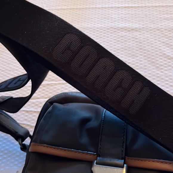 NWT COACH MAX CROSSBODY BLACK & BROWN - Picture 7 of 12